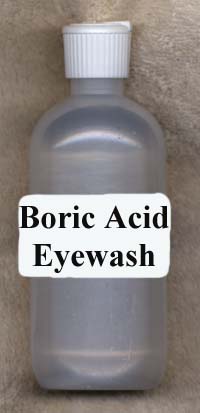 Boric Acid Eyewash Solution